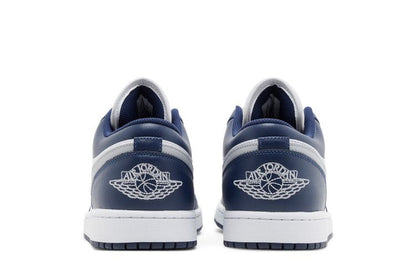 Jordan 1 Low Wolf Grey Midnight Navy