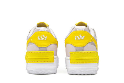 Nike Air Force 1 Low Shadow White Barely Rose Speed Yellow (Women's)
