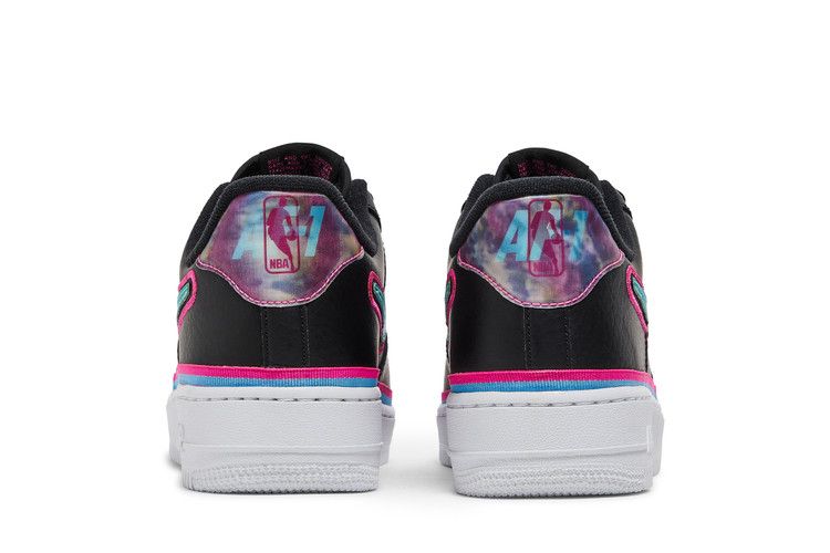 Nike Air Force 1 Low Sport NBA Black Blue Gale Laser Fuchsia