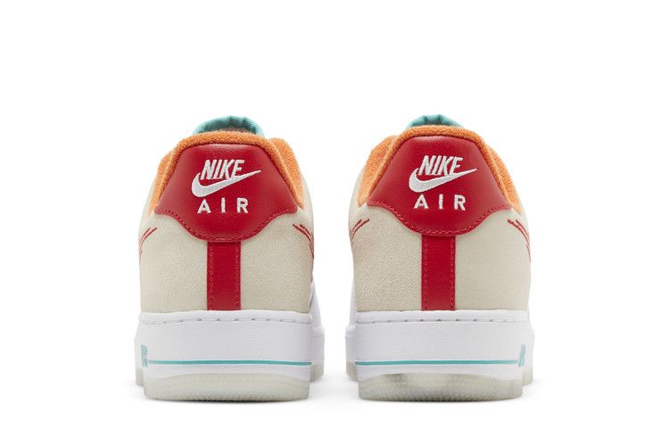 Nike Air Force 1 Low '07 PRM Just Do It White Red Teal
