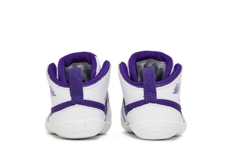 Jordan 1 Crib Bootie White Court Purple (I)