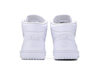 Jordan 1 Mid Triple White (2018)