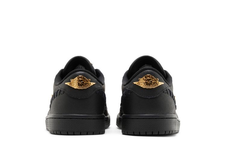 Jordan 1 Low Method of Make Black Metallic Gold (Women's)