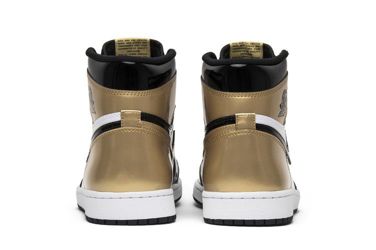 Jordan 1 Retro High NRG Patent Gold Toe