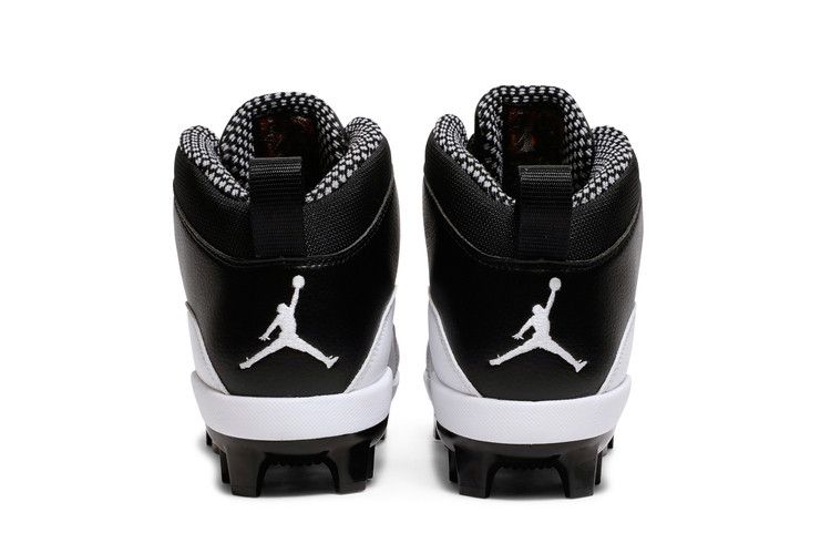 Jordan 10 Retro MCS Cleat Black White