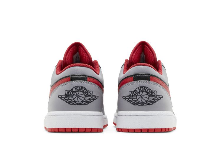 Jordan 1 Low Black Light Smoke Grey Gym Red