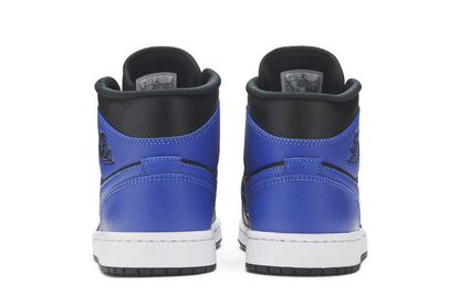 Jordan 1 Mid Hyper Royal Tumbled Leather