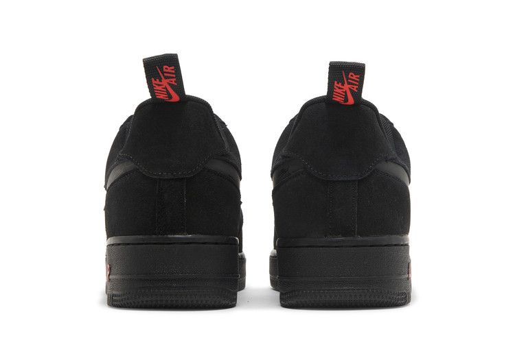 Nike Air Force 1 Low Multi-Swoosh Black Crimson