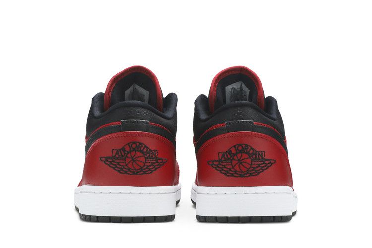 Jordan 1 Low Reverse Bred Pebbled Swoosh