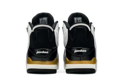 Jordan Dub Zero Black Metallic Gold White