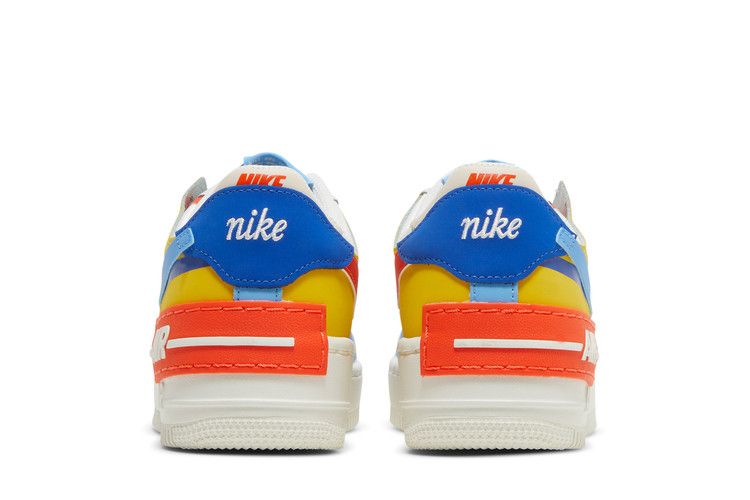 Nike Air Force 1 Low Shadow Sail Game Royal Rush Orange University Blue (Women's)