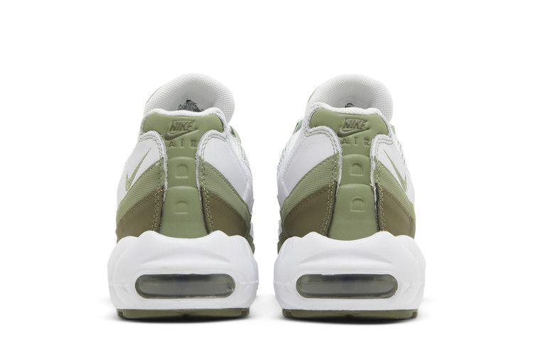 Nike Air Max 95 White Medium Olive Oil Green