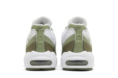Nike Air Max 95 White Medium Olive Oil Green