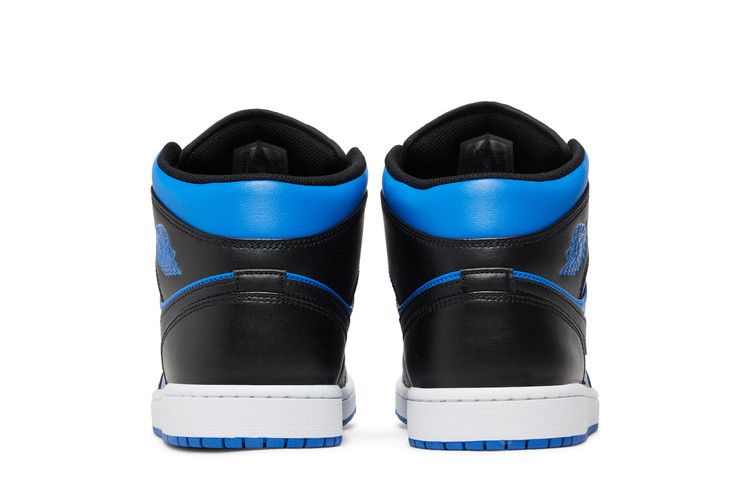 Jordan 1 Mid Black Royal Blue