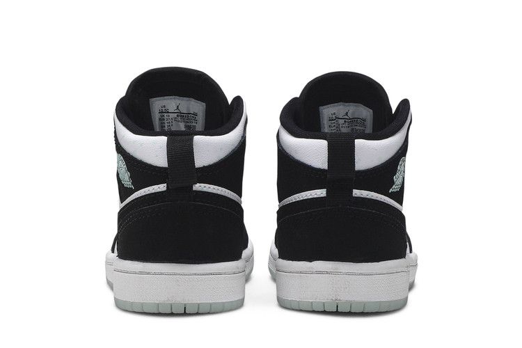 Jordan 1 Mid White Black Teal Tint (PS)