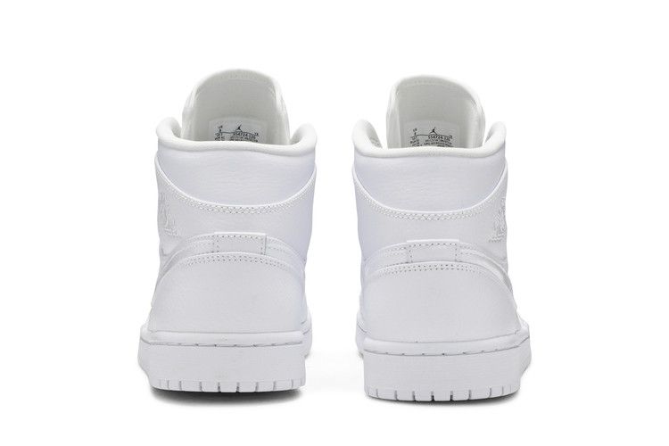 Jordan 1 Mid Triple White (2020)