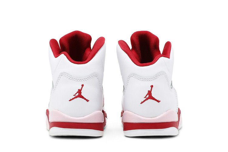 Jordan 5 Retro White Pink Red (PS)