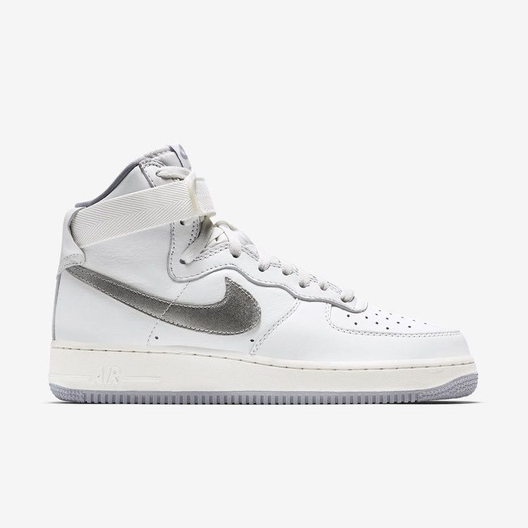 Nike Air Force 1 High Retro Summit White Wolf Grey