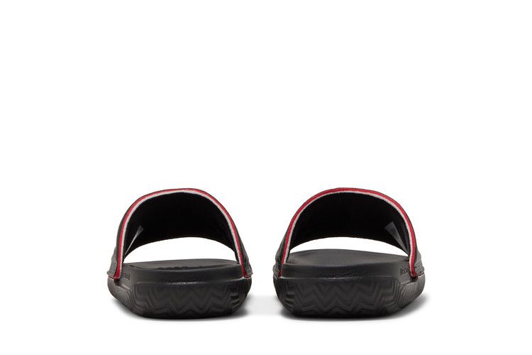 Jordan Play Slide Black University Red