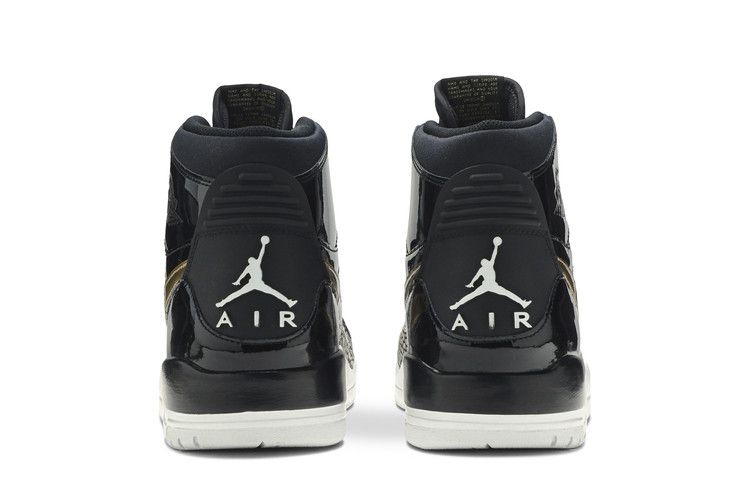 Jordan Legacy 312 Black Gold Patent