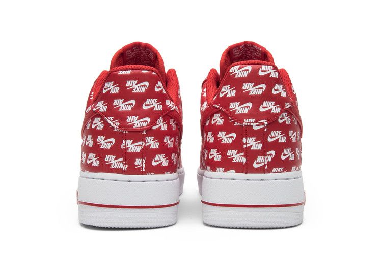 Nike Air Force 1 Low All Over Logo Red