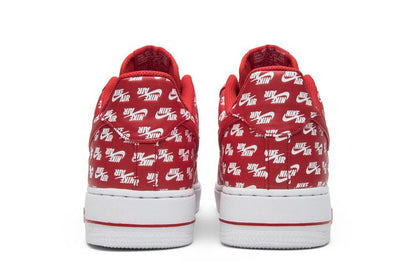 Nike Air Force 1 Low All Over Logo Red