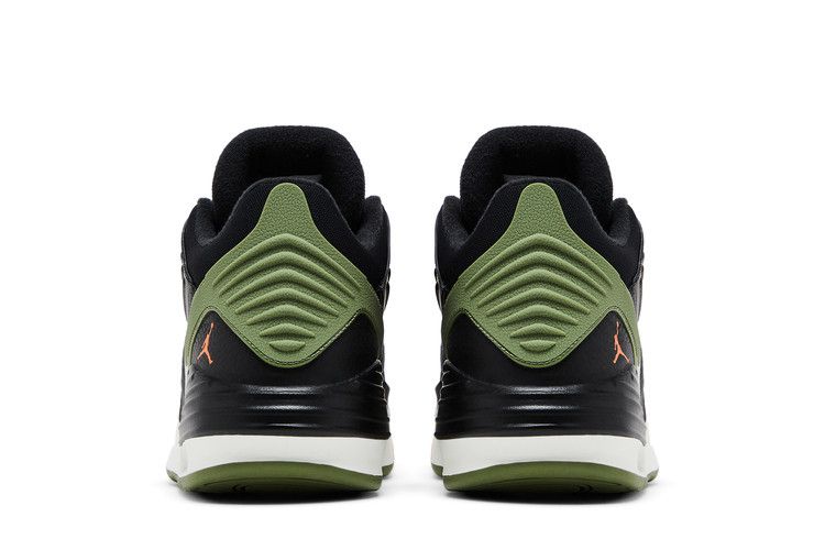 Jordan Max Aura 5 Black Bright Mandarin Sail Sky J Light Olive