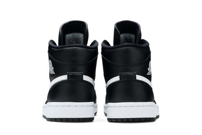 Jordan 1 Mid Black White (Women's)