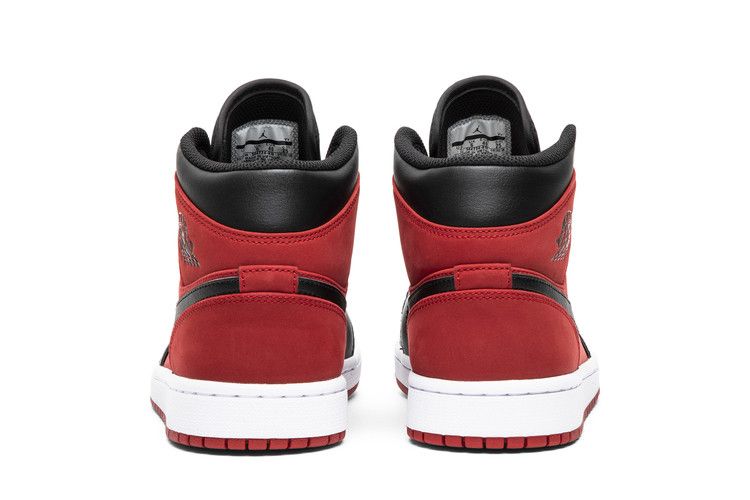 Jordan 1 Mid Gym Red Black
