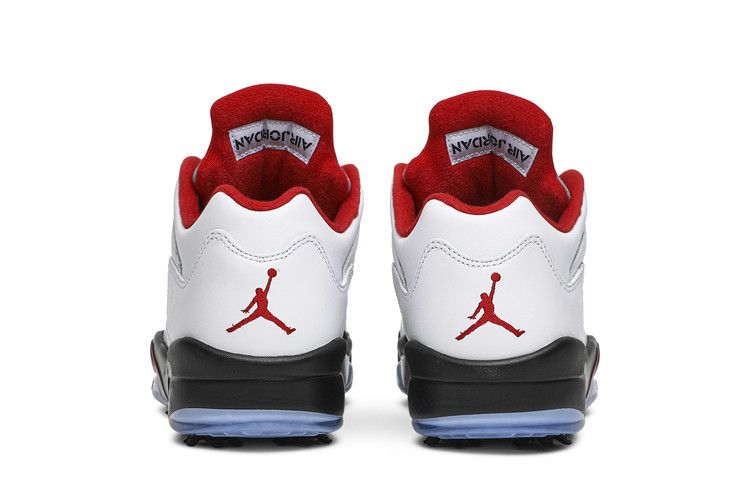 Jordan 5 Retro Low Golf Fire Red (Silver Tongue)