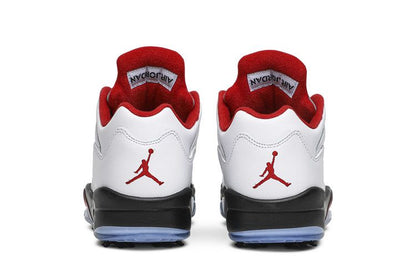 Jordan 5 Retro Low Golf Fire Red (Silver Tongue)