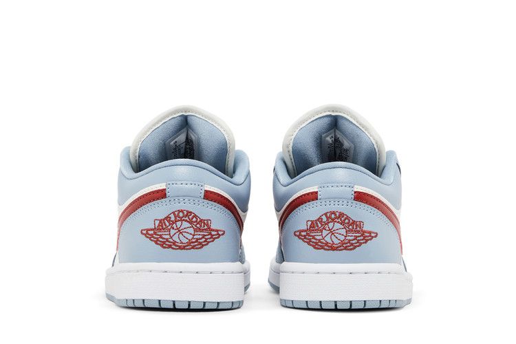 Jordan 1 Low Blue Whisper Dune Red (Women's)