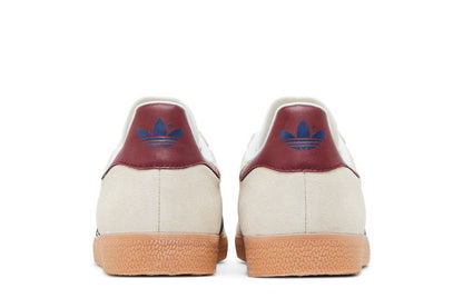 adidas Gazelle Beige Dark Blue Collegiate Burgundy