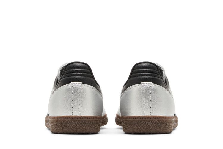 adidas Samba OG Silver Metallic Black Gum (Women's)