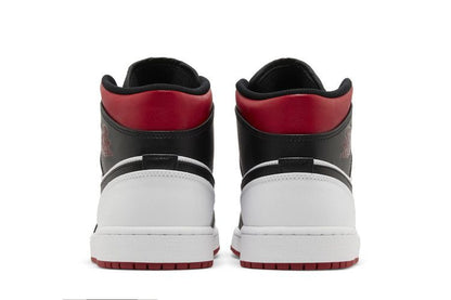 Jordan 1 Mid Gym Red Black Toe