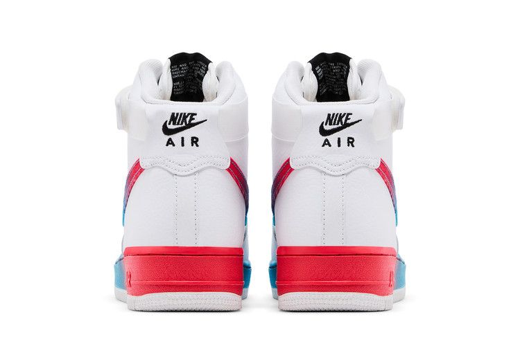 Nike Air Force 1 High Gradient White Blue Fury Ember Glow