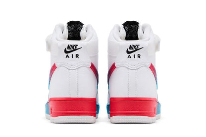 Nike Air Force 1 High Gradient White Blue Fury Ember Glow