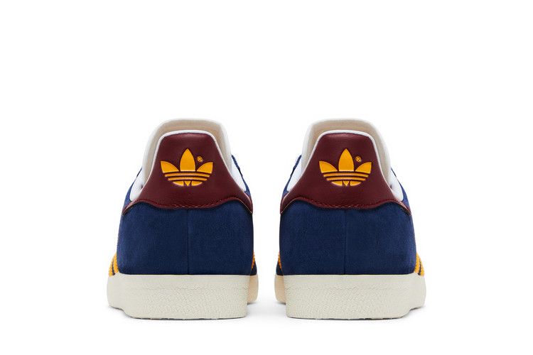 adidas Gazelle Dark Blue Crew Yellow Burgundy