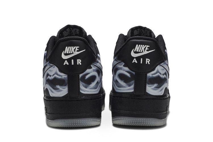 Nike Air Force 1 Low Black Skeleton Halloween (2019)