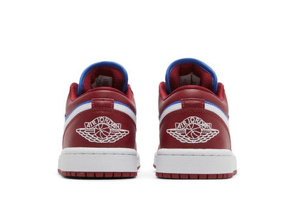 Jordan 1 Low Pomegranate Medium Blue (Women's)