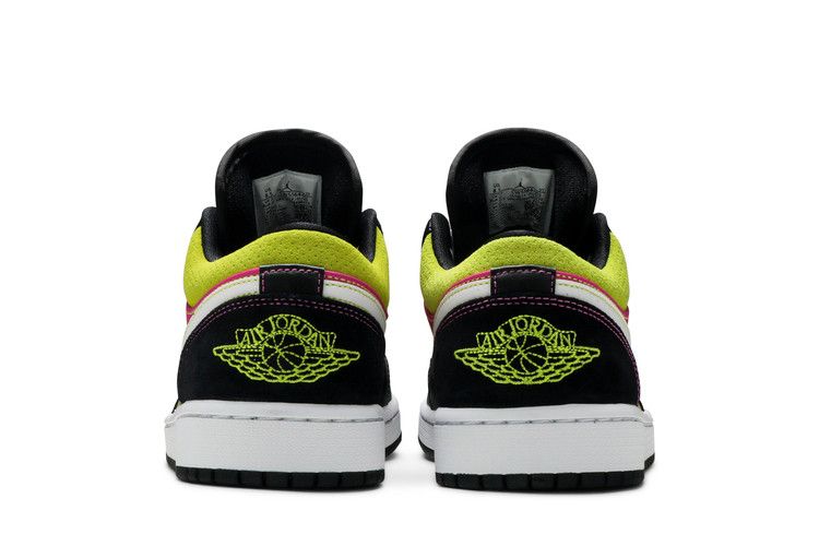 Jordan 1 Low Black Active Fuchsia Cyber