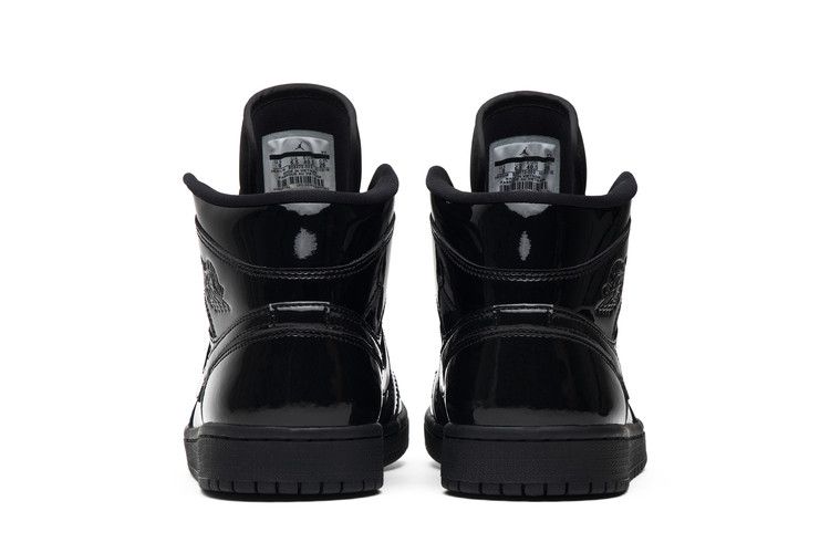 Jordan 1 Mid SE Triple Black Patent (Women's)
