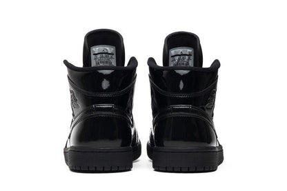 Jordan 1 Mid SE Triple Black Patent (Women's)
