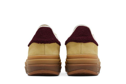 adidas Gazelle Bold Almost Yellow Maroon (Women's)