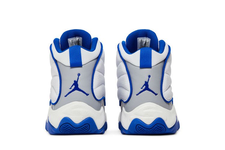 Jordan Pro Strong White Royal Grey