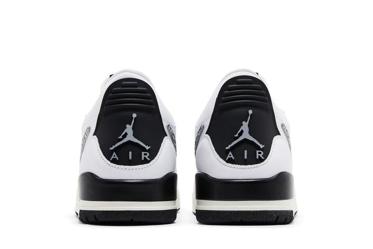 Jordan Legacy 312 Low White Black Elephant Swoosh