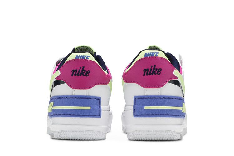 Nike Air Force 1 Low Shadow White Sapphire Barely Volt (Women's)