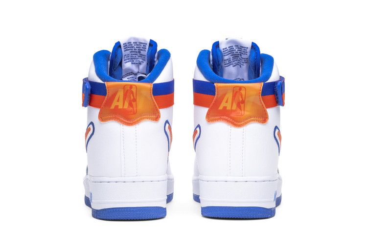 Nike Air Force 1 High Sport NBA White Team Orange Game Royal