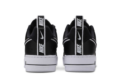 Nike Air Force 1 Low Black White Contrast Swoosh