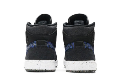 Jordan 1 Mid Crater Black